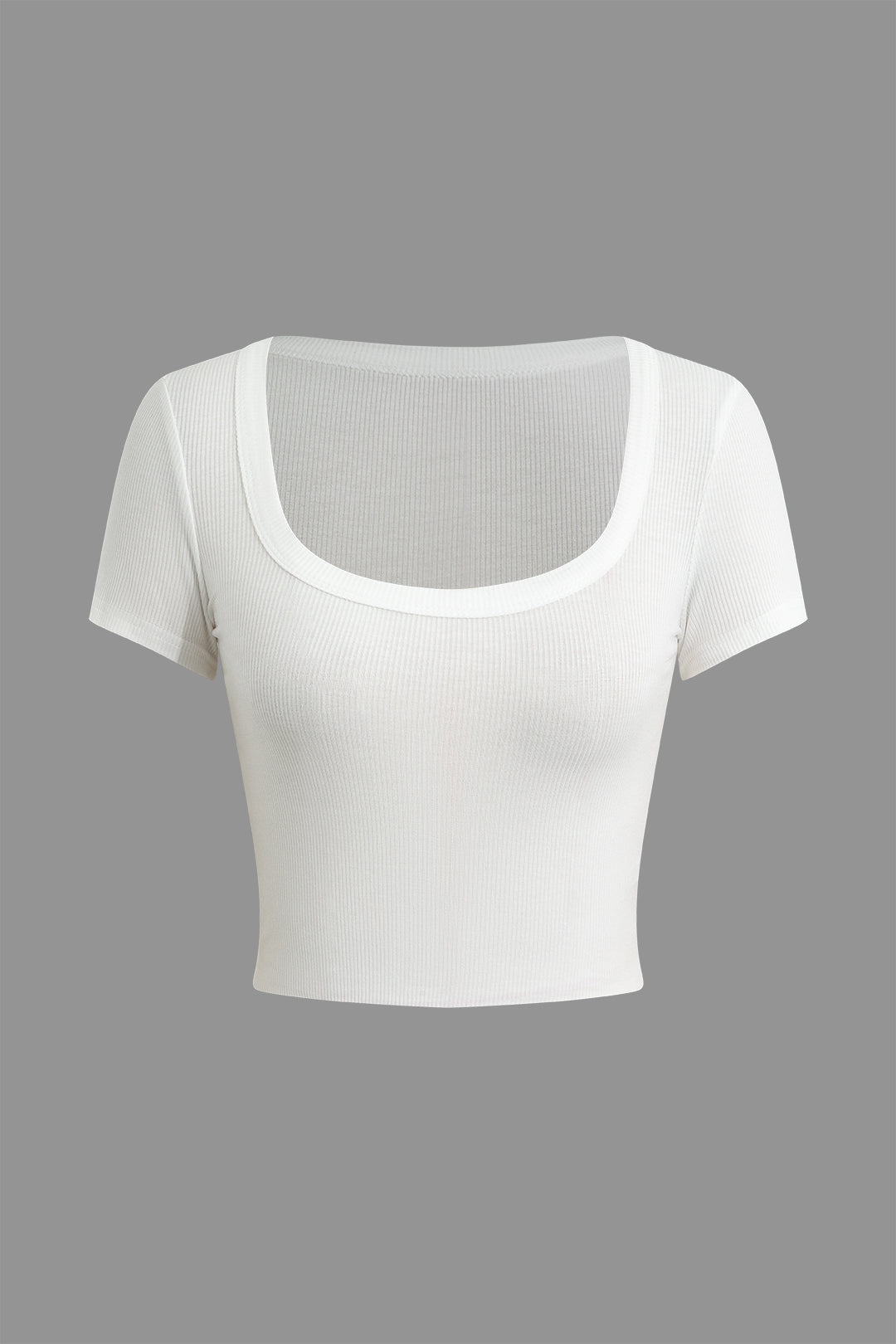 Solid Crop T-shirt