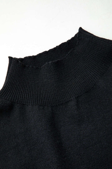 Mock Neck Sleeveless Knit Top