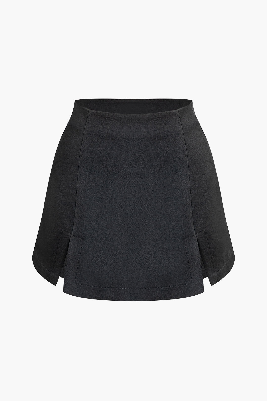 Solid Split Skort