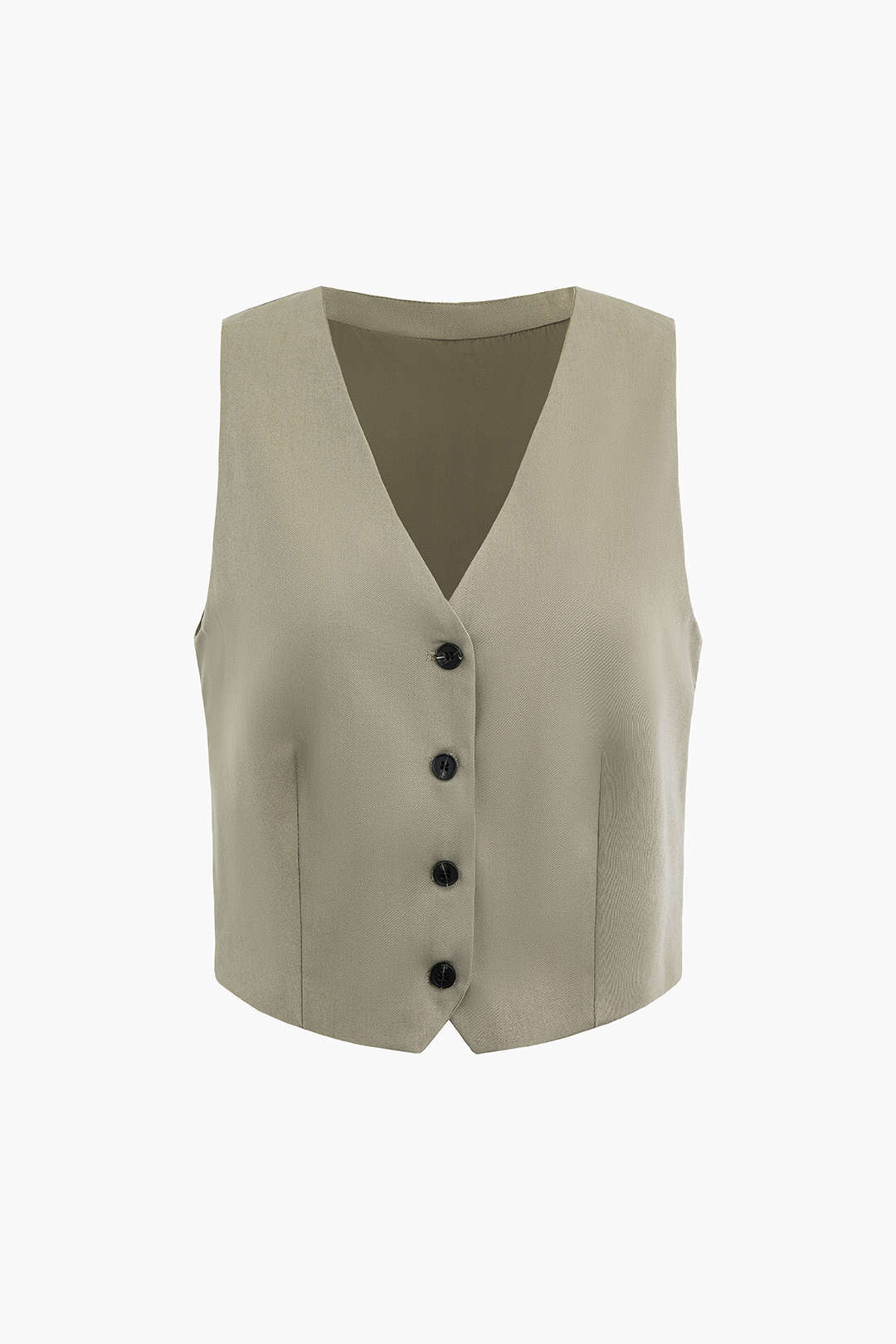 V-neck Button Up Waistcoat