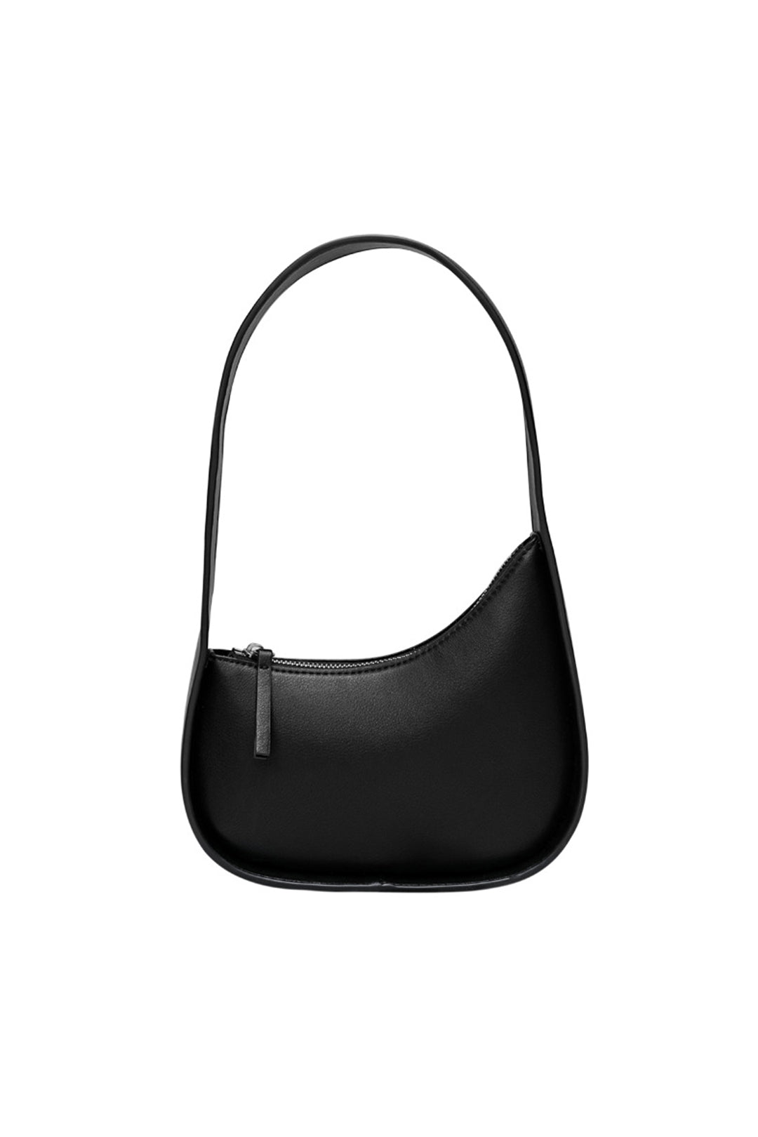 Faux Leather Asymmetrical Shoulder Bag