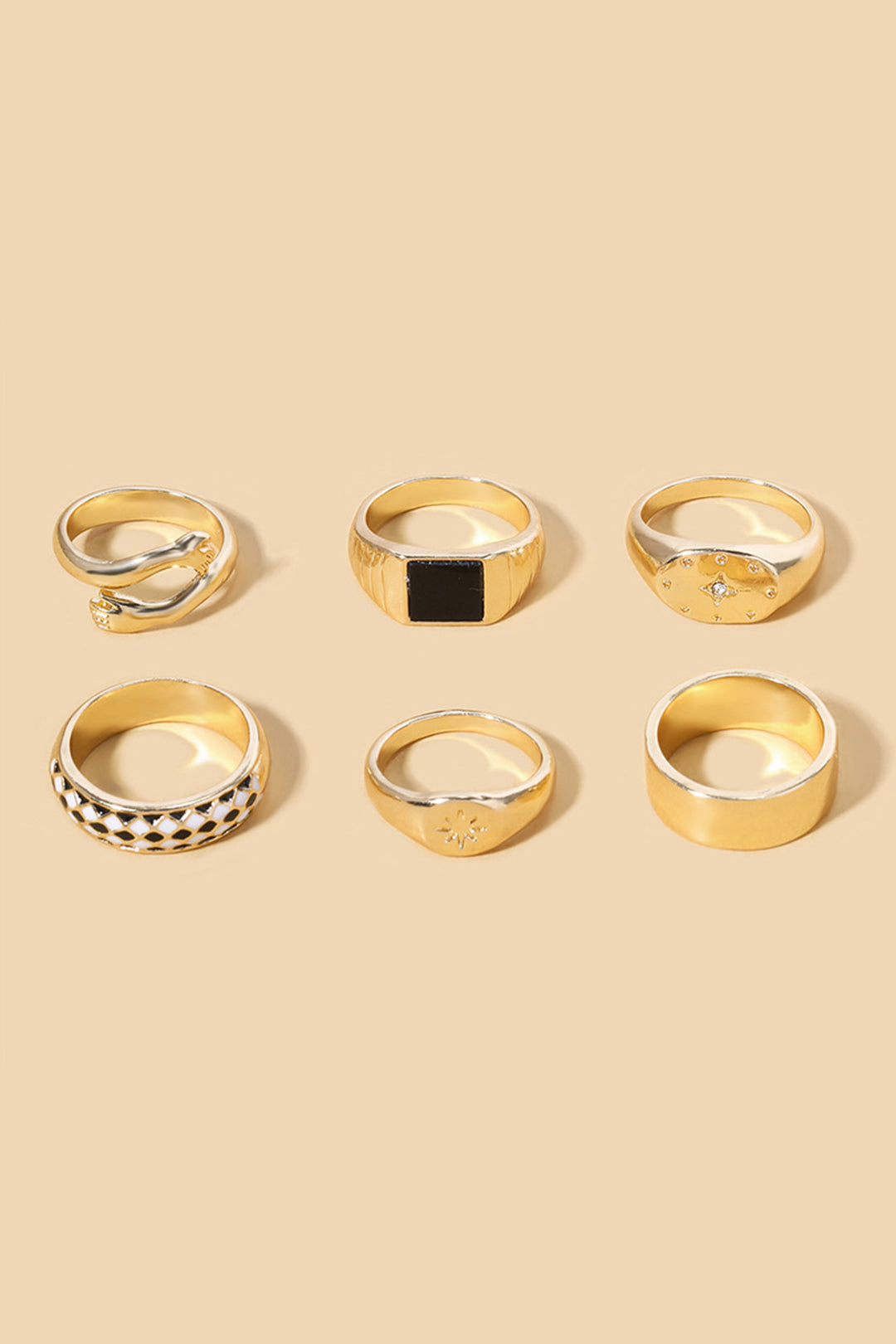 Set Of 6-pcs Rings