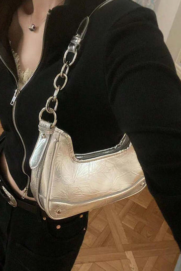 Chain Metallic Shoulder Bag