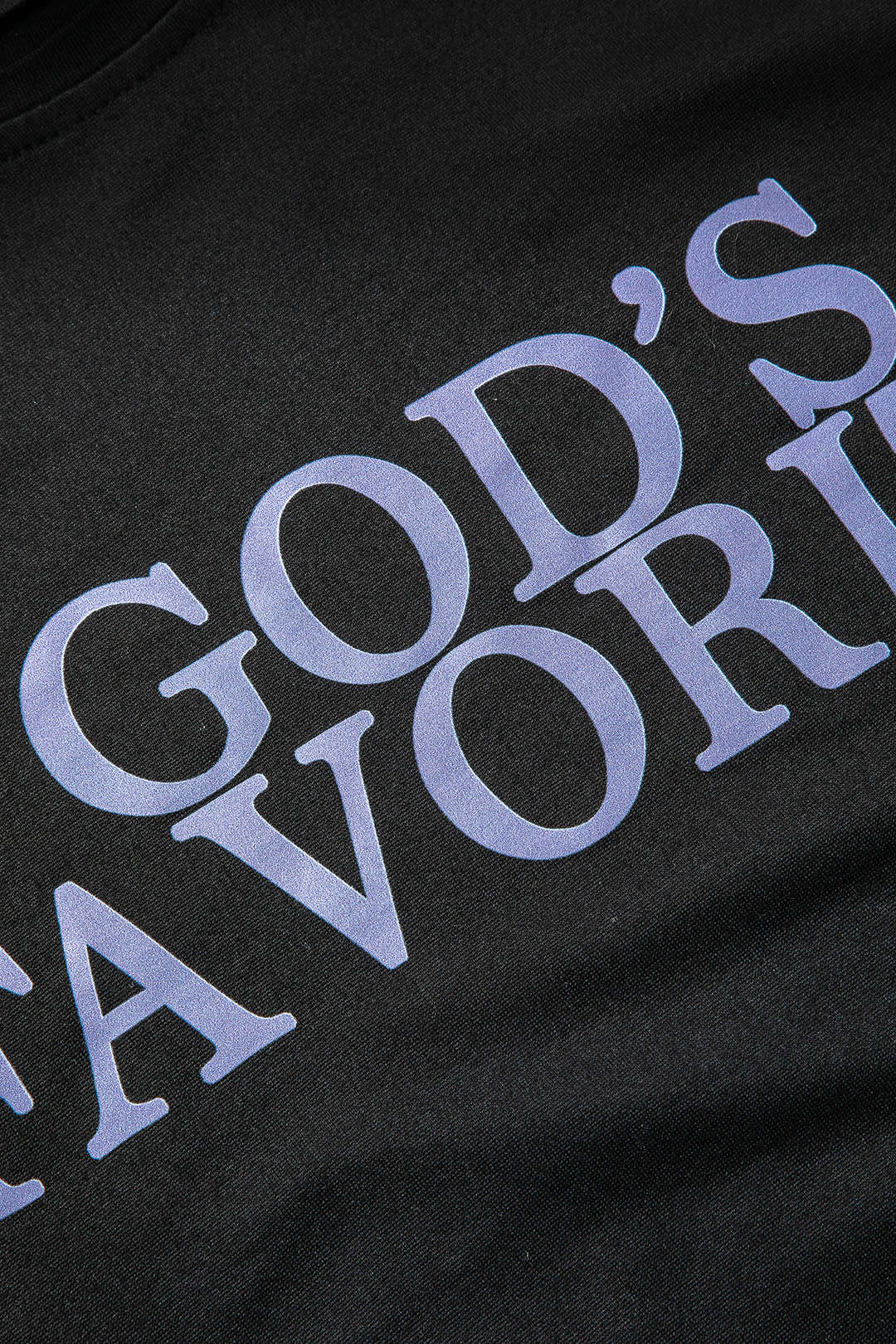 GOD’S FAVORITE Print Crop T-shirt