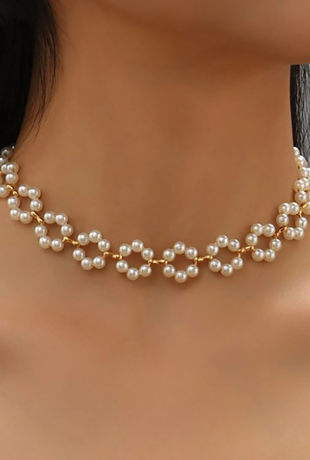 Multi Strand Pearl Necklace