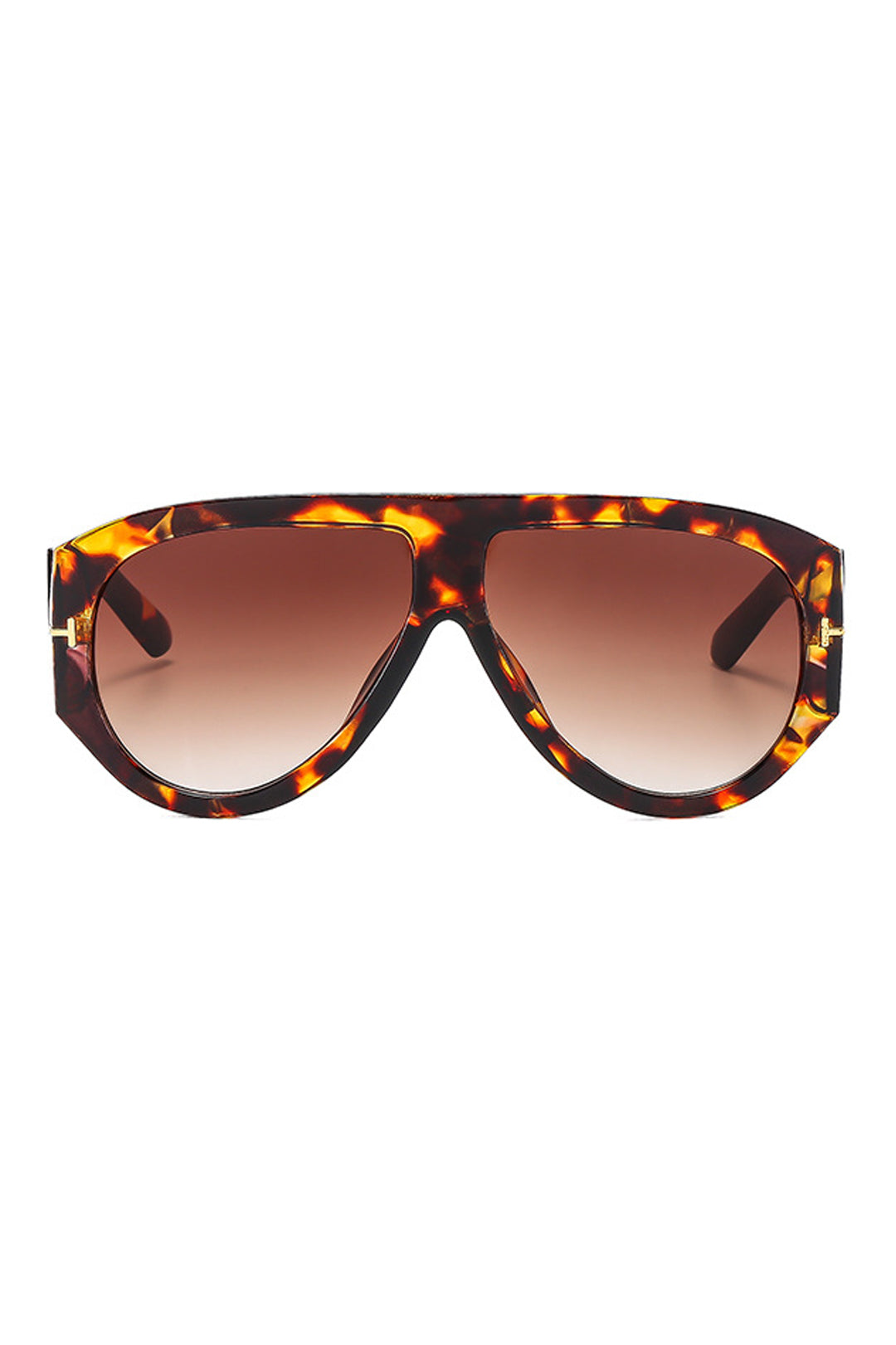 Leopard Print Frame Sunglasses