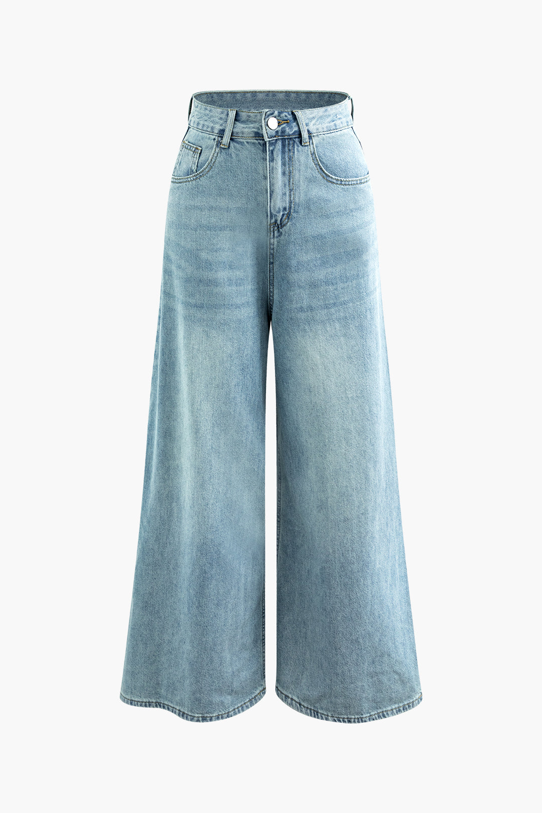 High Waist Wide Leg Jeans