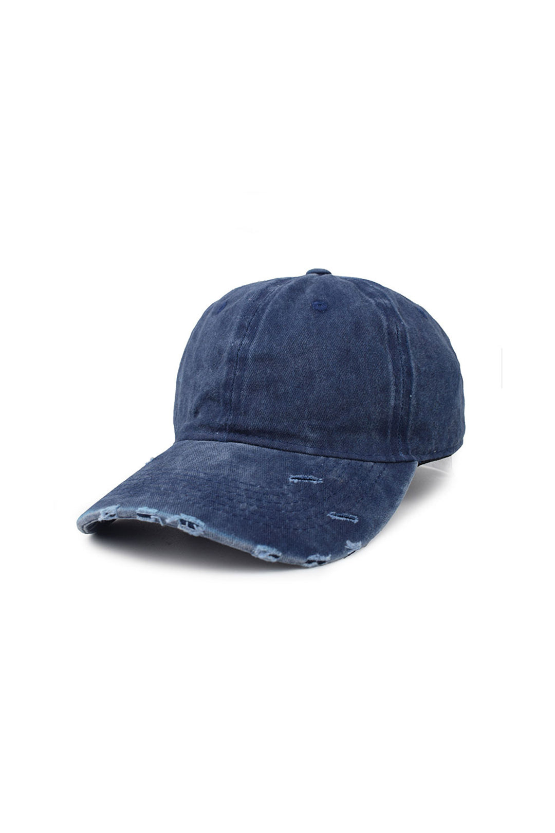 Ripped Denim Baseball Cap