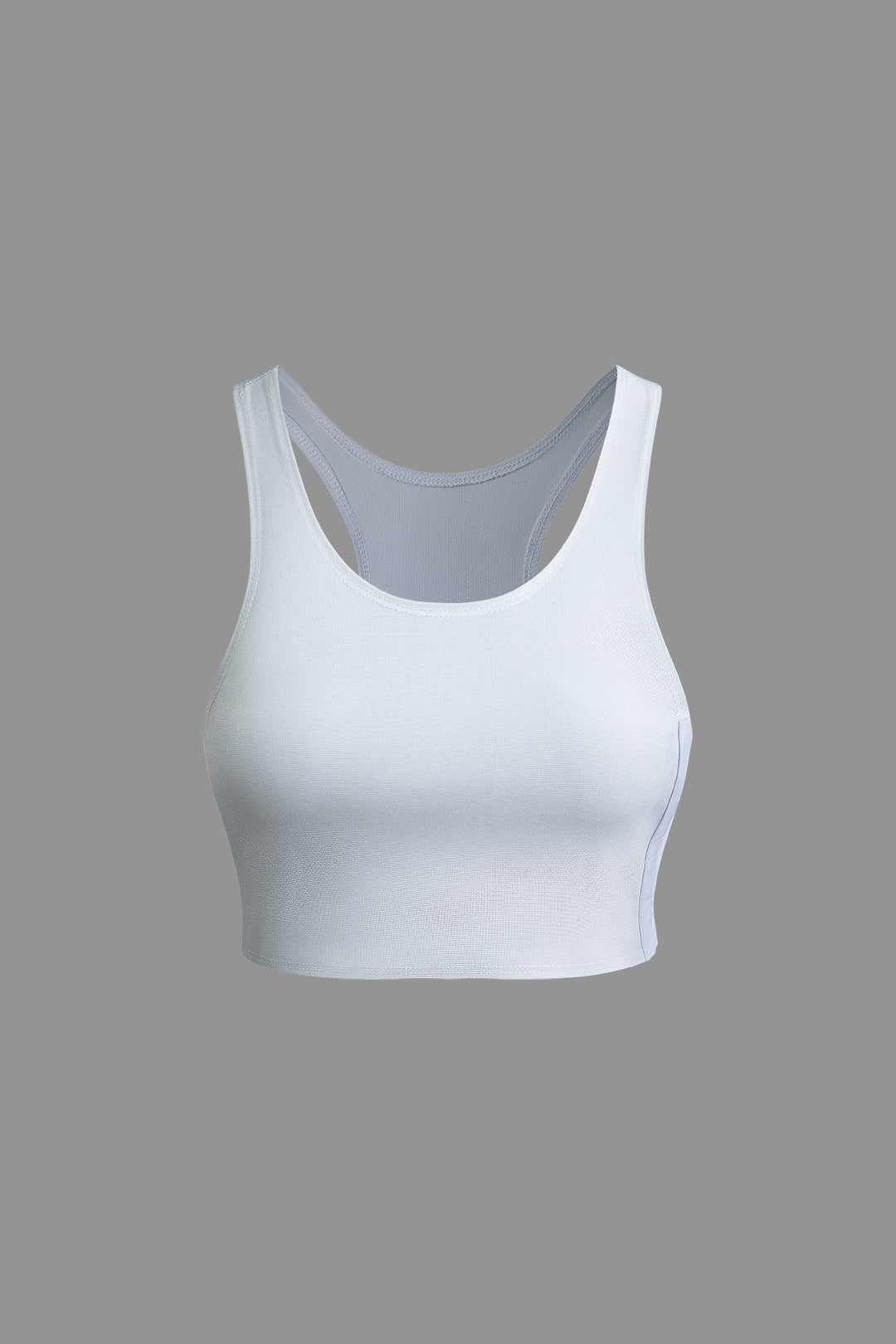 Side Hook And Eye Crop Tank Top