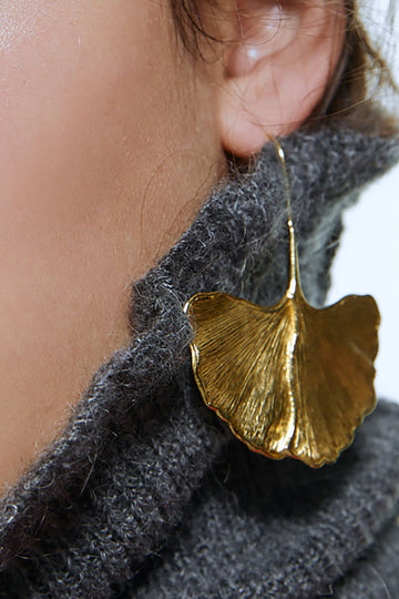 Ginkgo Leaf Earrings