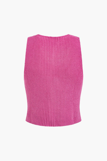 V-neck Knit Vest