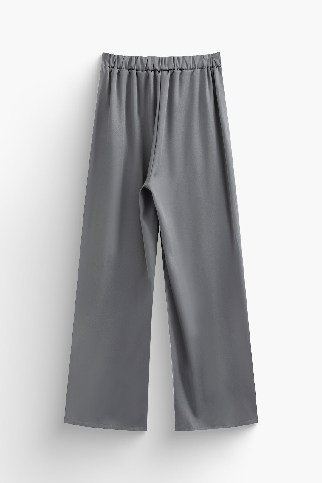 Tie Waist Straight Leg Suit Pants