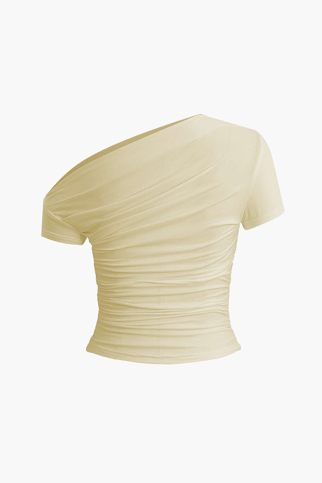 Asymmetrical Ruched T-shirt