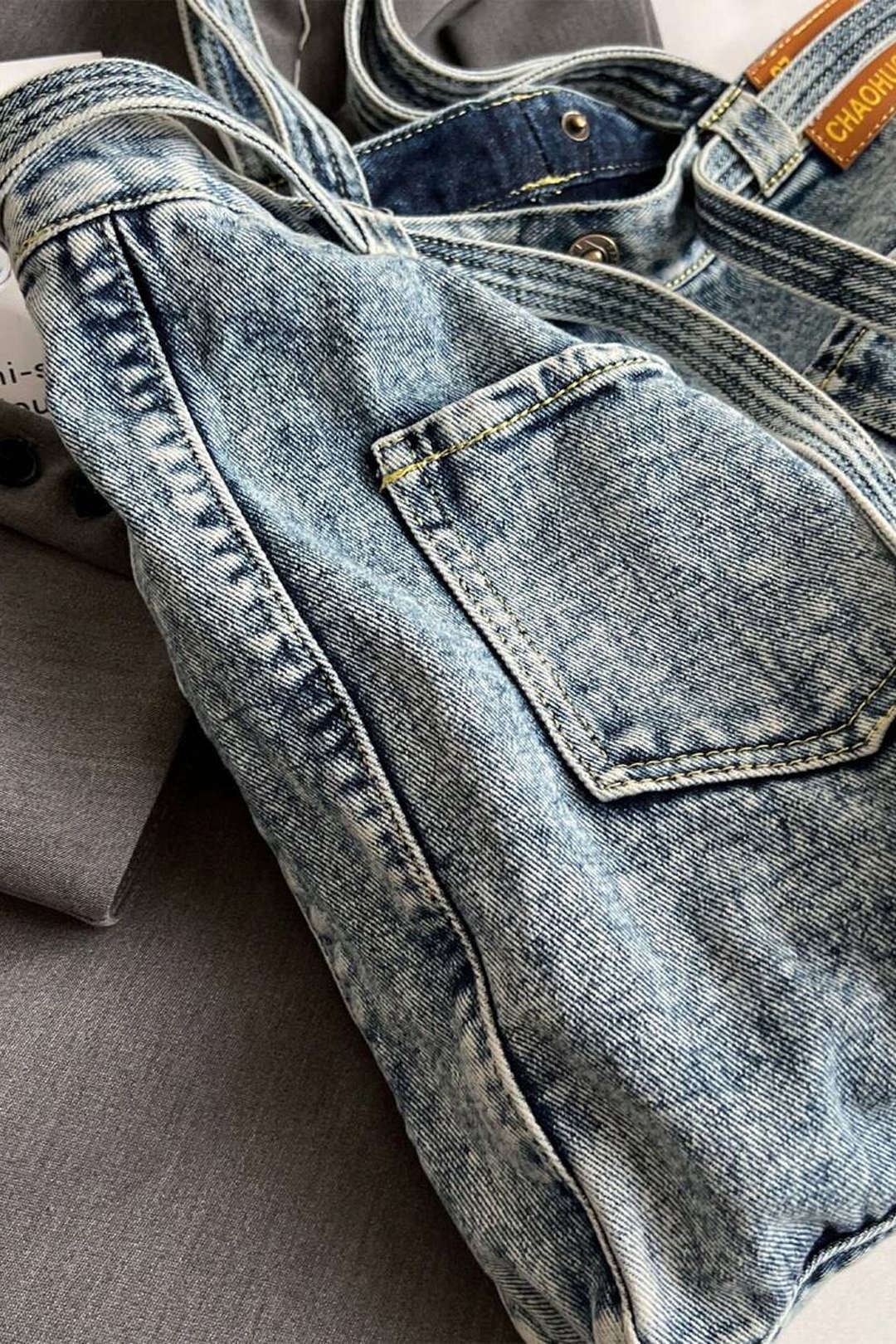 Denim Tote Bag