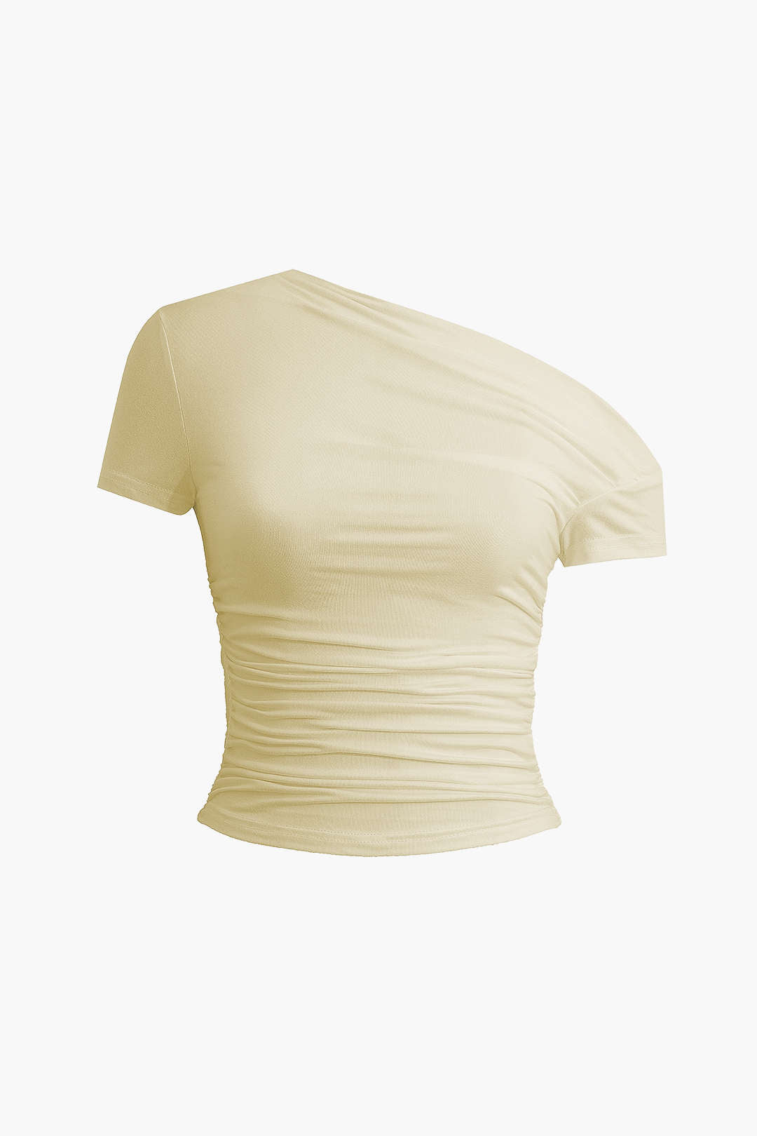 Asymmetrical Ruched T-shirt