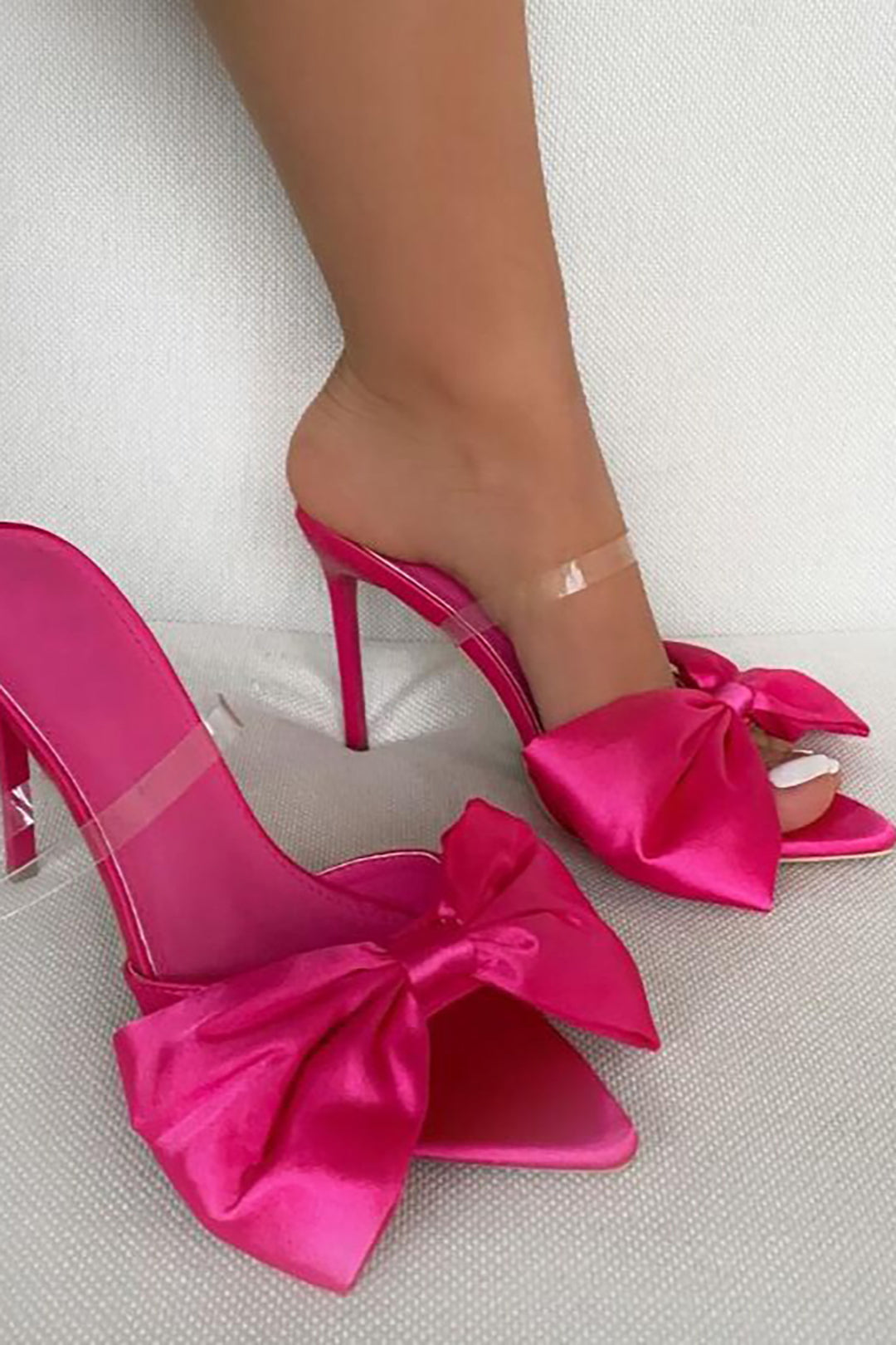 Bowtie Slingback High Heels