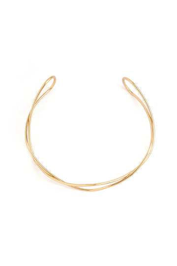 Asymmetrical Metal Necklace