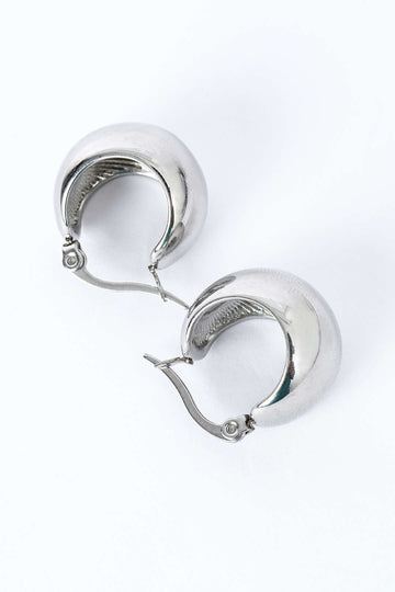 Curved Hoop Earrings