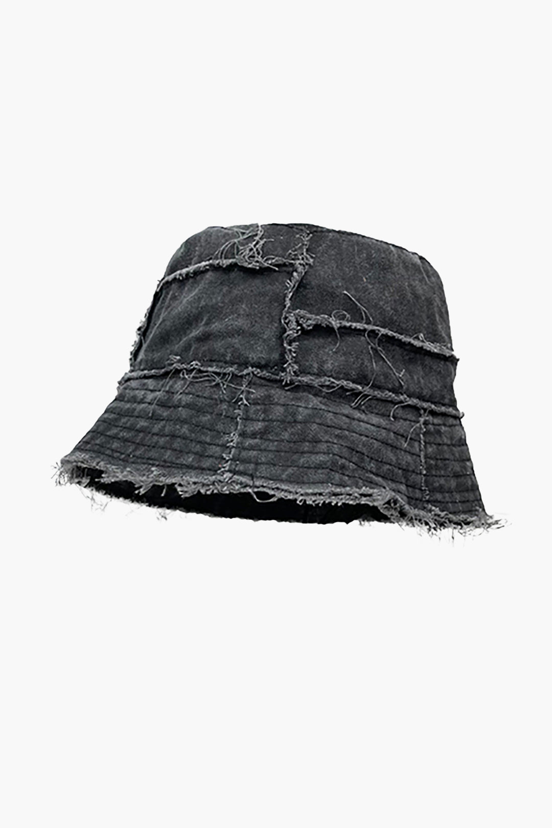 Frayed Distressed Bucket Hat