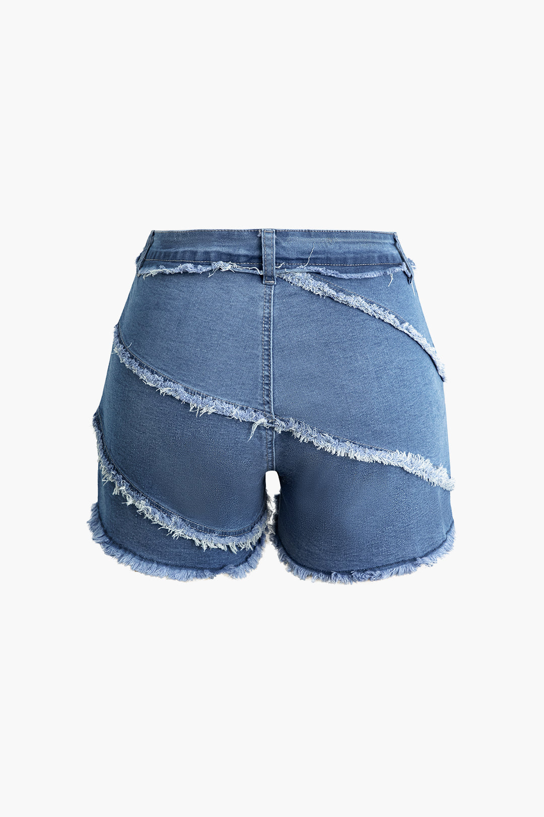 Frayed Denim Shorts