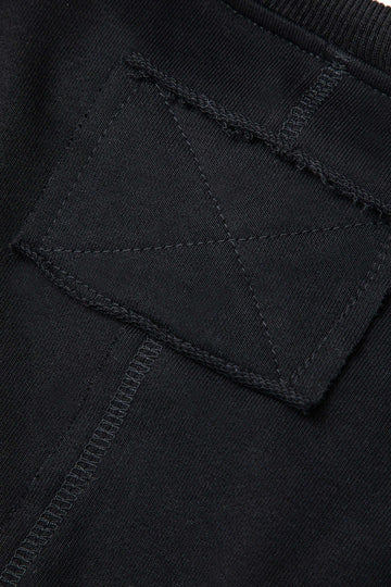 Seam-Detail Round Neck Long Sleeve Sweatshirt