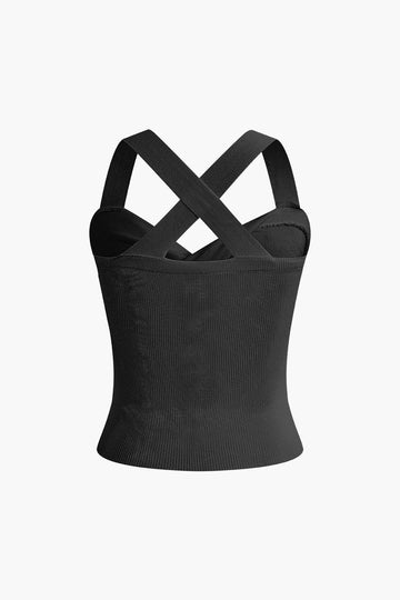 Twist Cross Tank Top