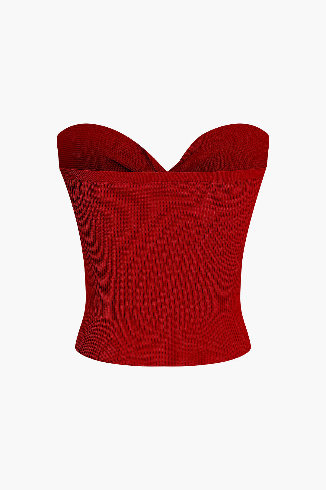 Twist Ruched Tube Top