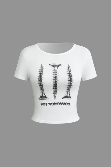 Screw Print T-shirt