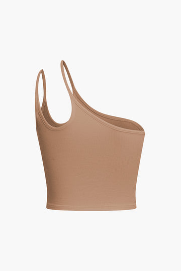 Asymmetrical Shoulder Cami Top