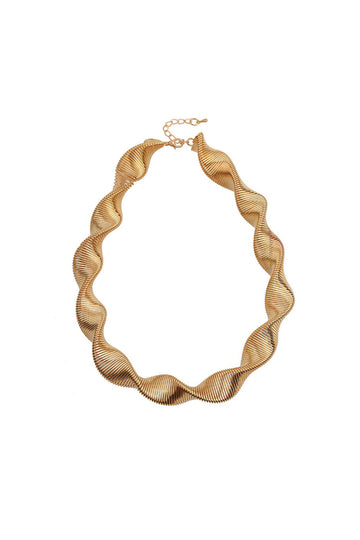 Twisted Spiral Necklace