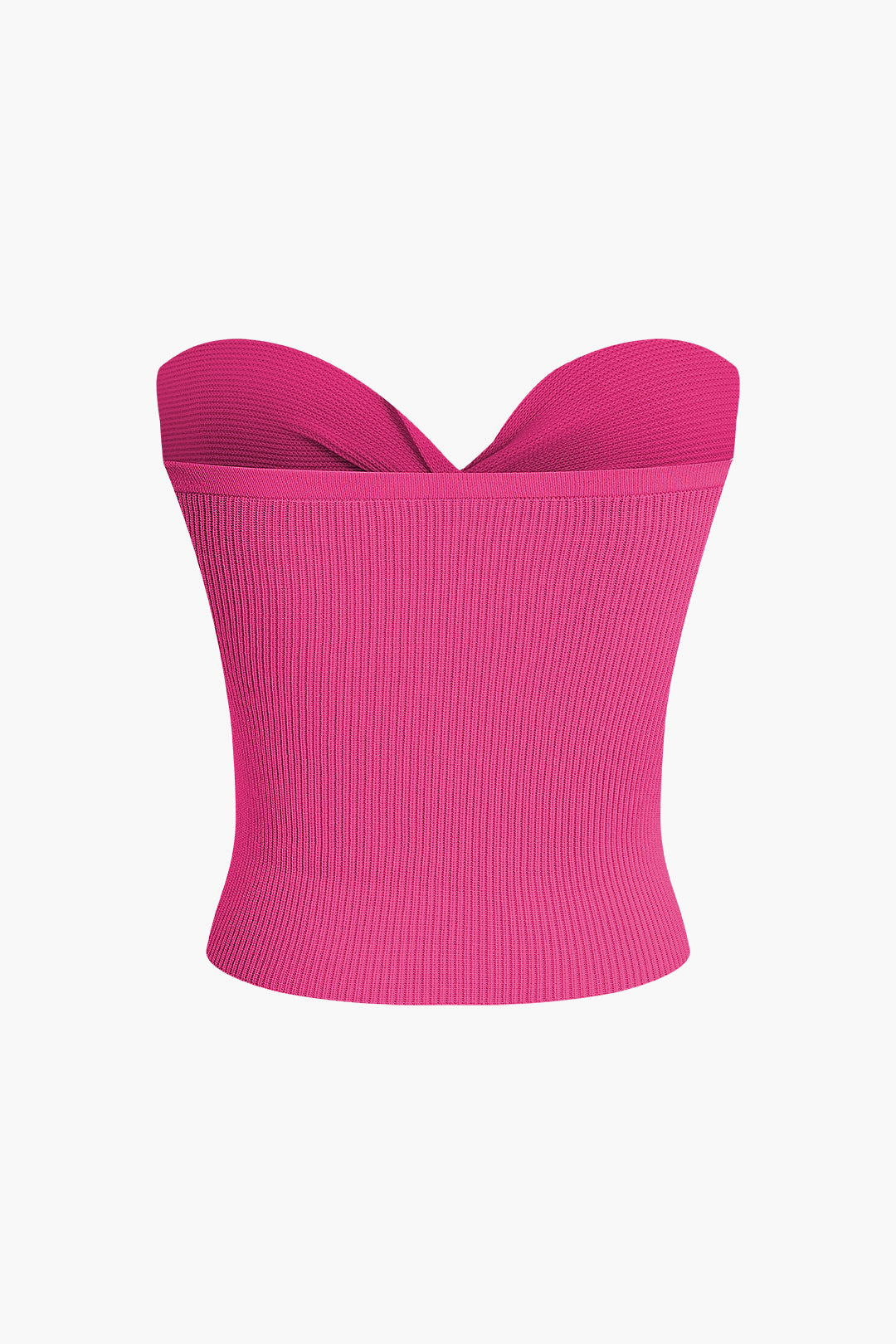 Twist Ruched Tube Top