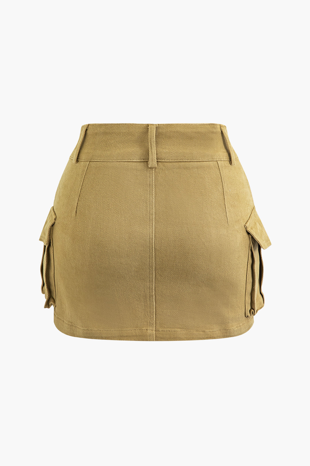 Flap Pocket Cargo Mini Skirt