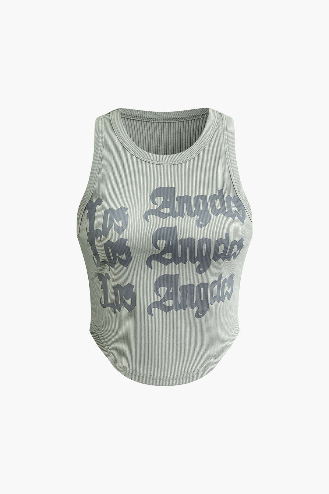 Letter Pattern Tank Top