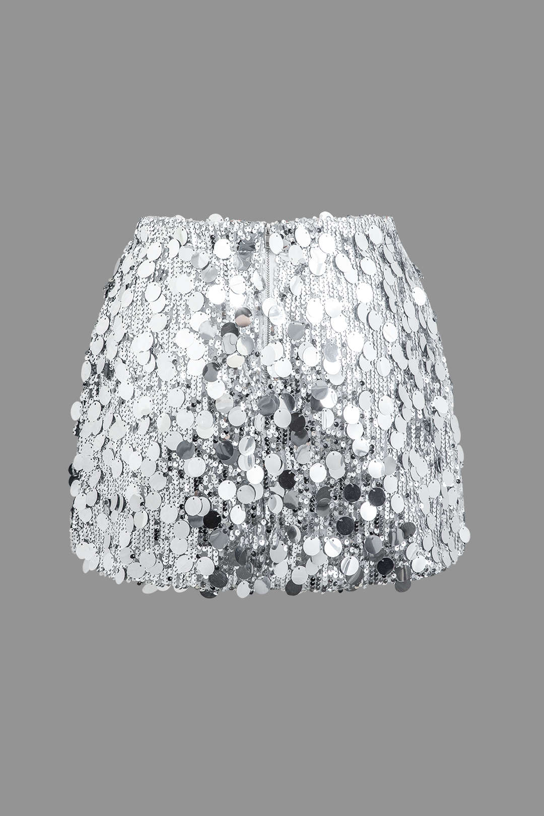 Sequin Mesh Mini Skirt