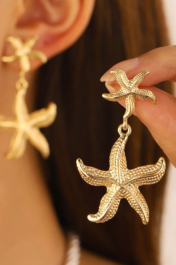 Starfish Pendant Earrings