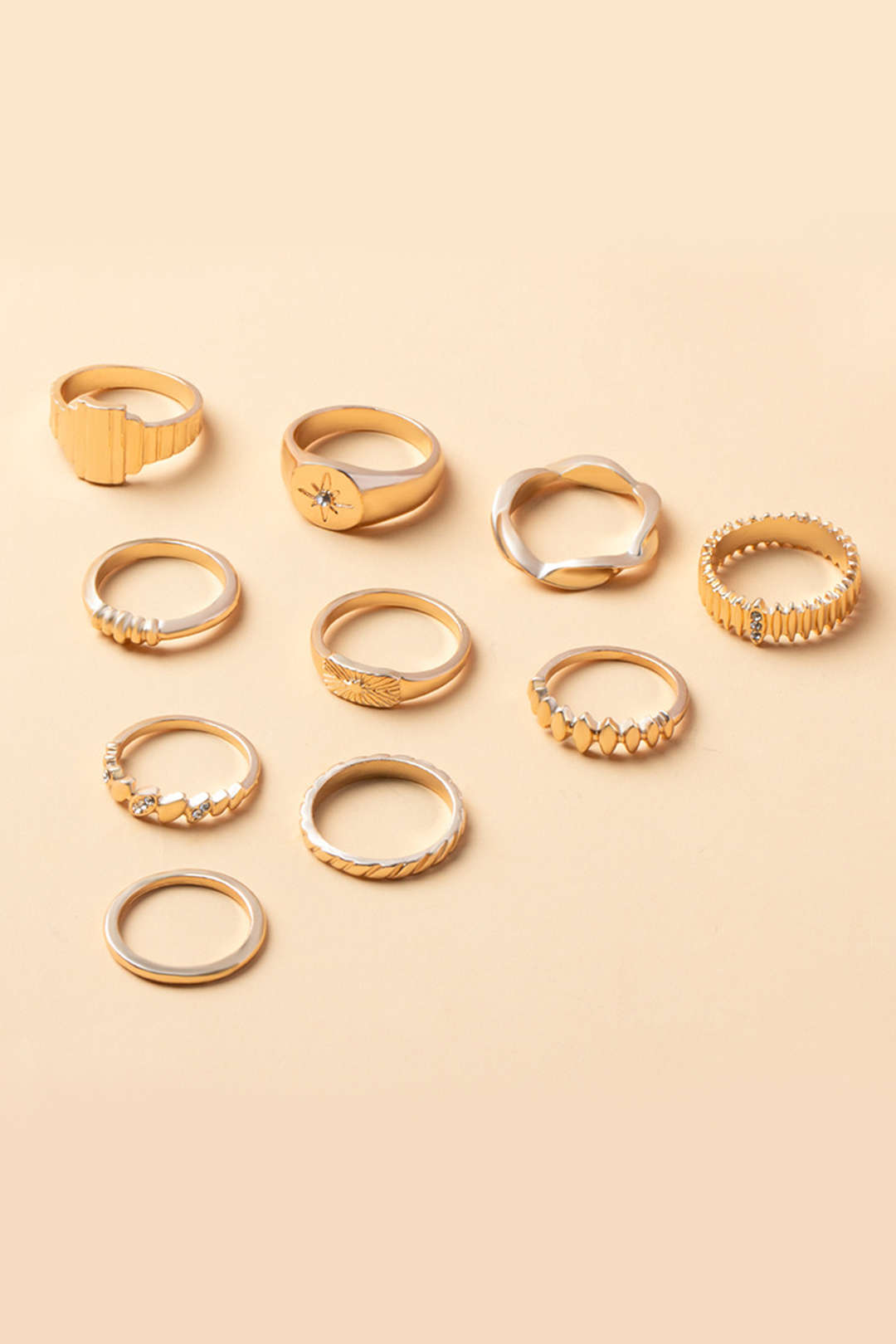 Set of 10 Pc Rings