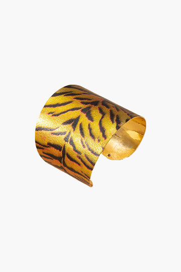 Metal Leopard Print Bangle