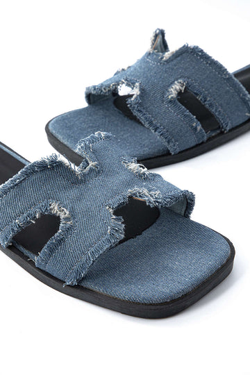 Denim Slippers