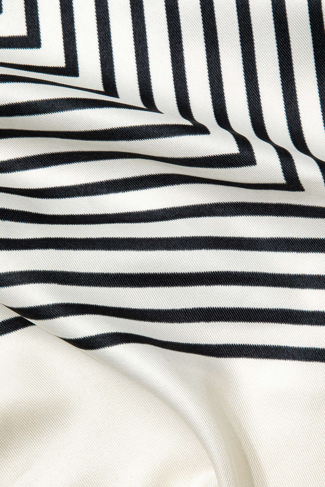 Striped Silk Scarf