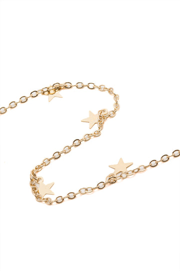 Star Chain Detail Body Chain