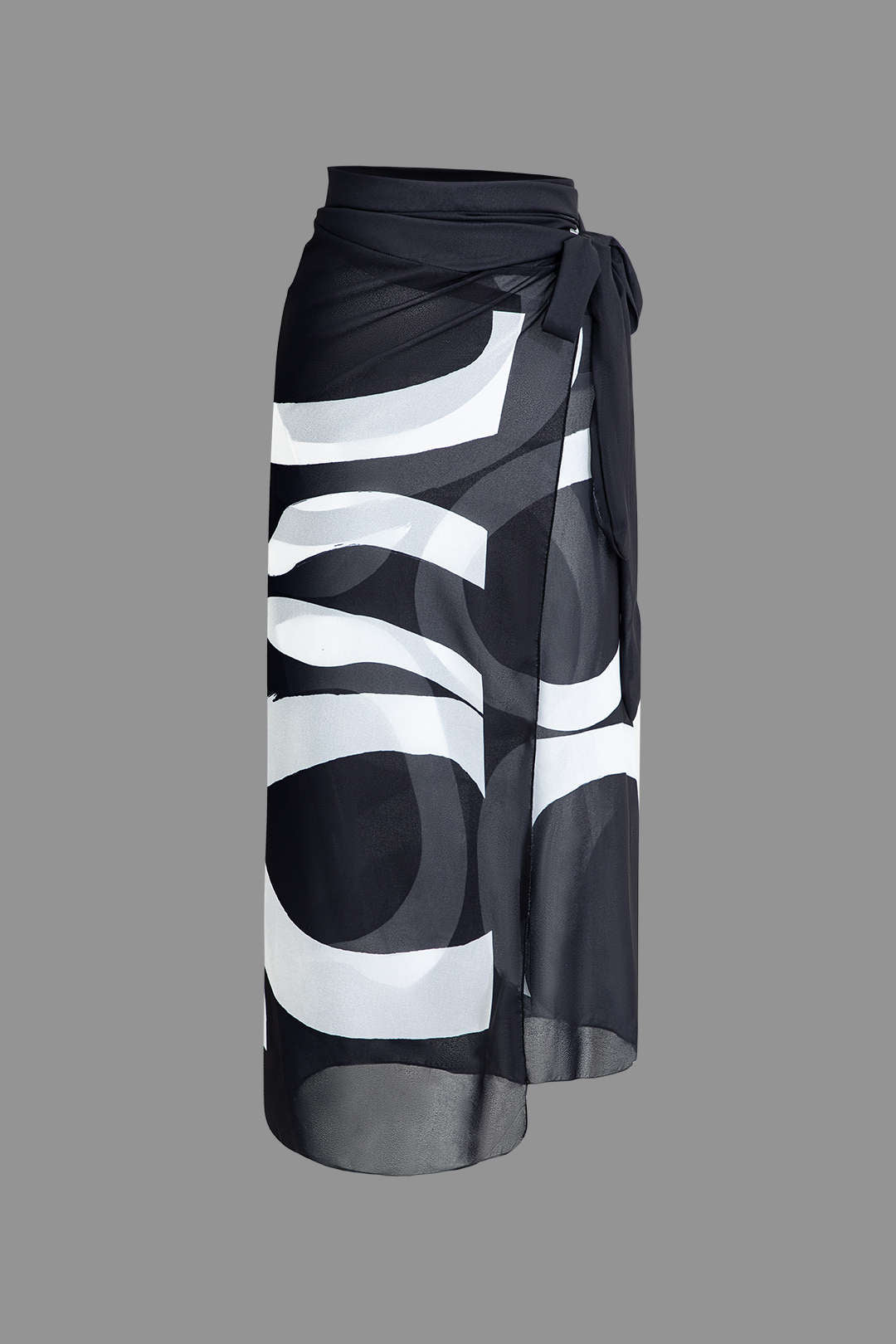 Abstract Print Wrap Cover Up