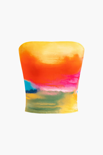 Tie Dye Tube Top