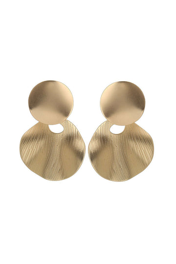 Geometric Statement Drop Earrings