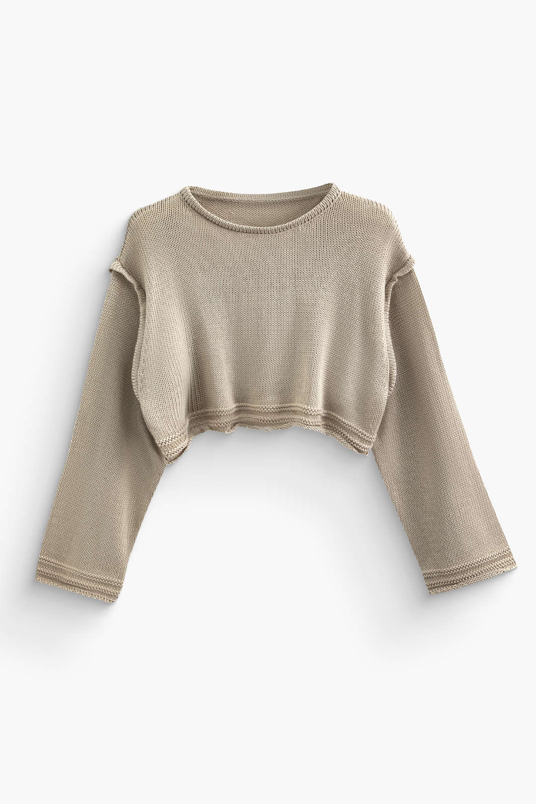 Round Neck Long Sleeve Pullover Sweater