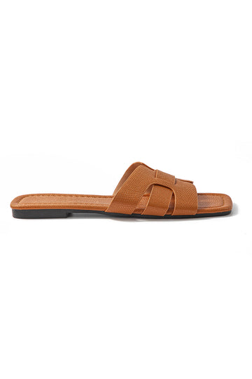 Solid Flat Sandals