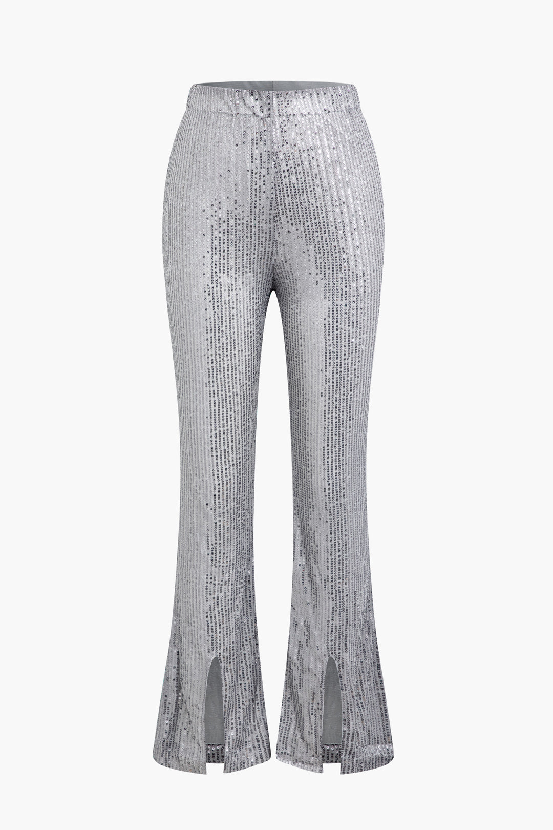 Sequin Embellished Flare Leg Pants