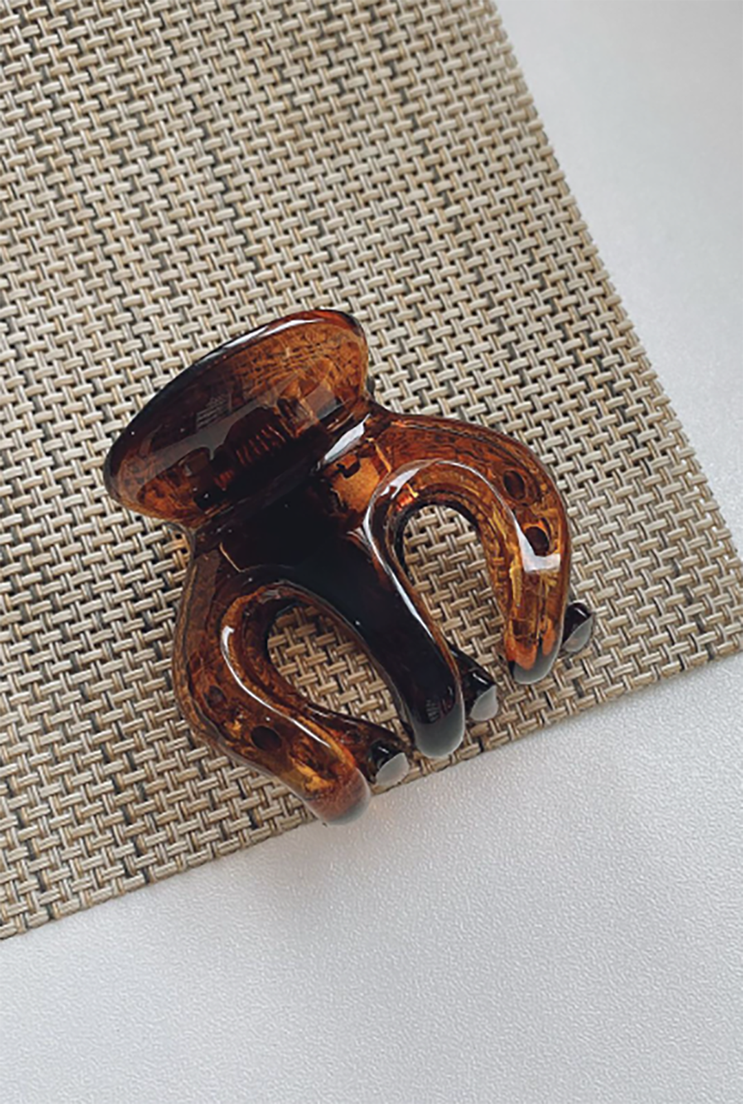 Amber Mini Claw Clip