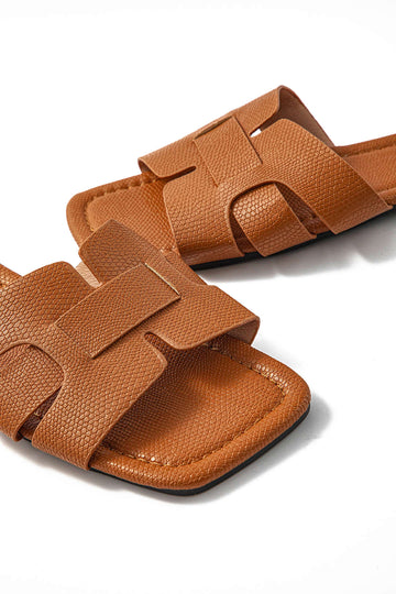 Solid Flat Sandals