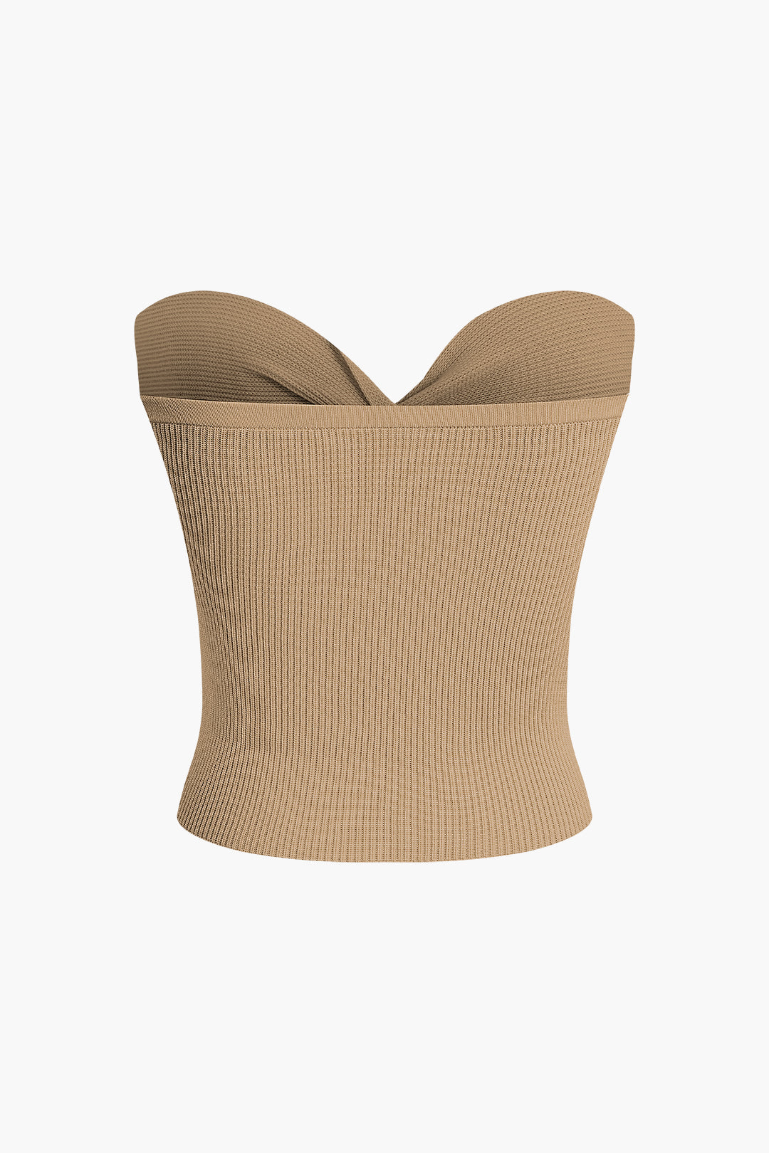 Twist Ruched Tube Top