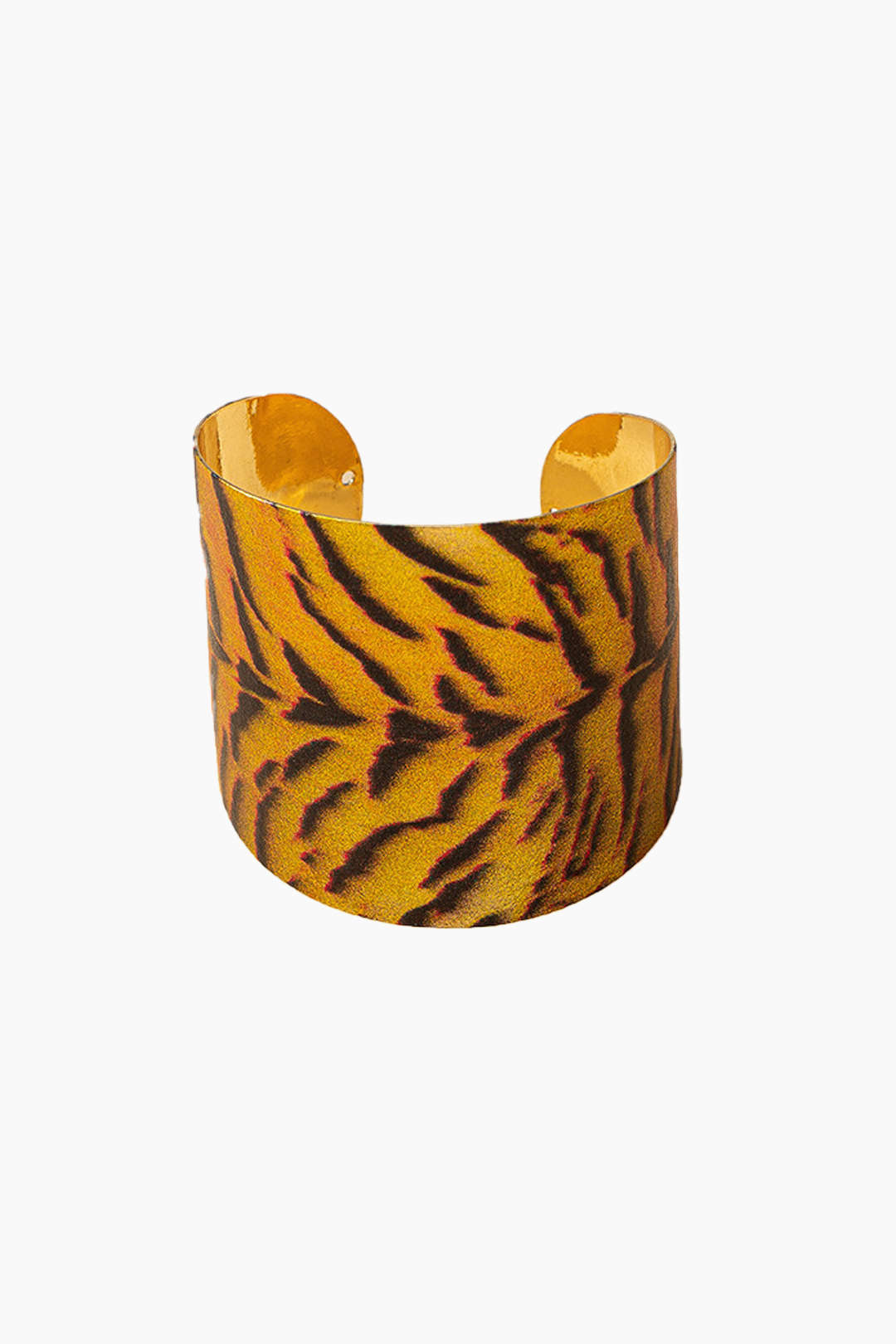 Metal Leopard Print Bangle